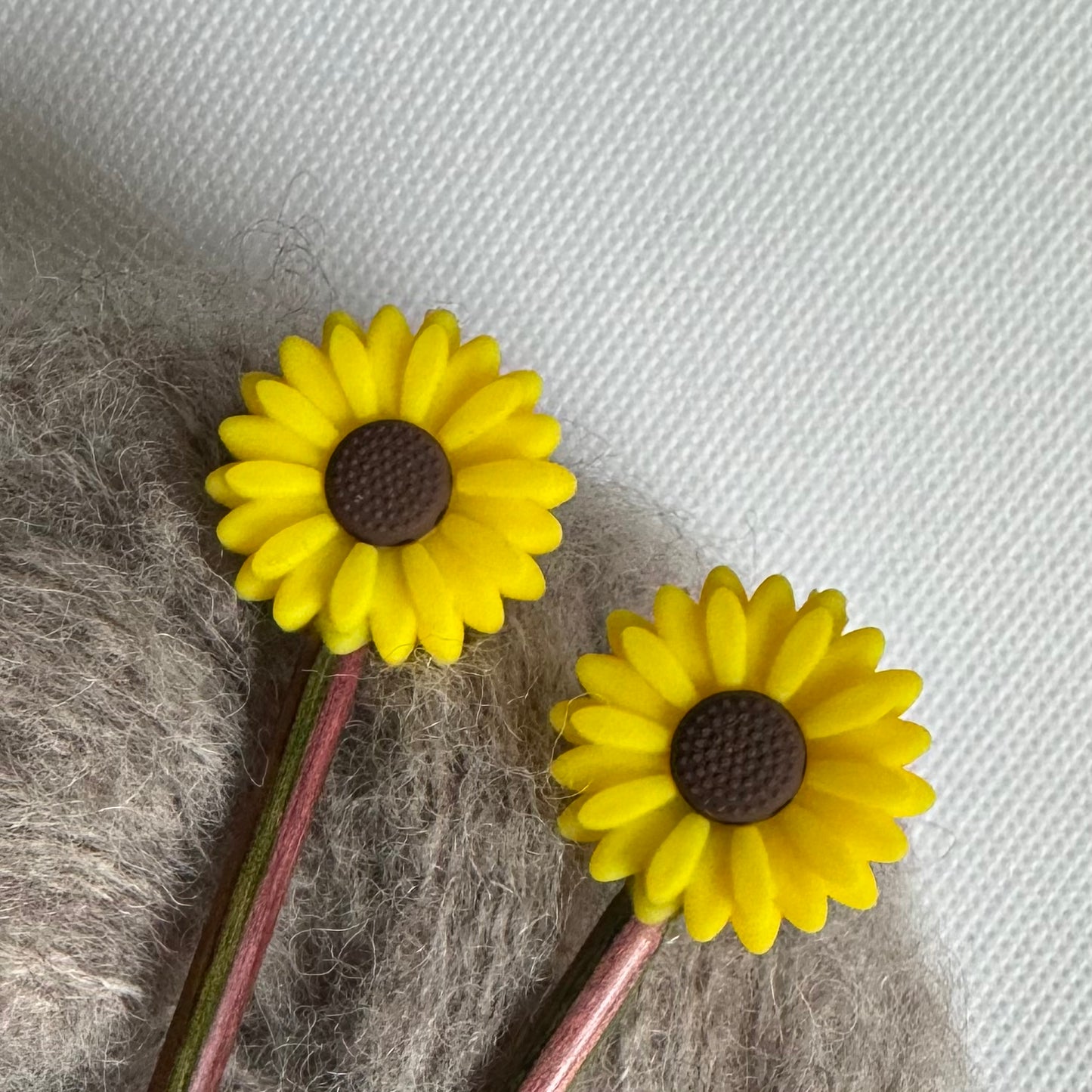 Maskestoppere Daisy gul (2pk)