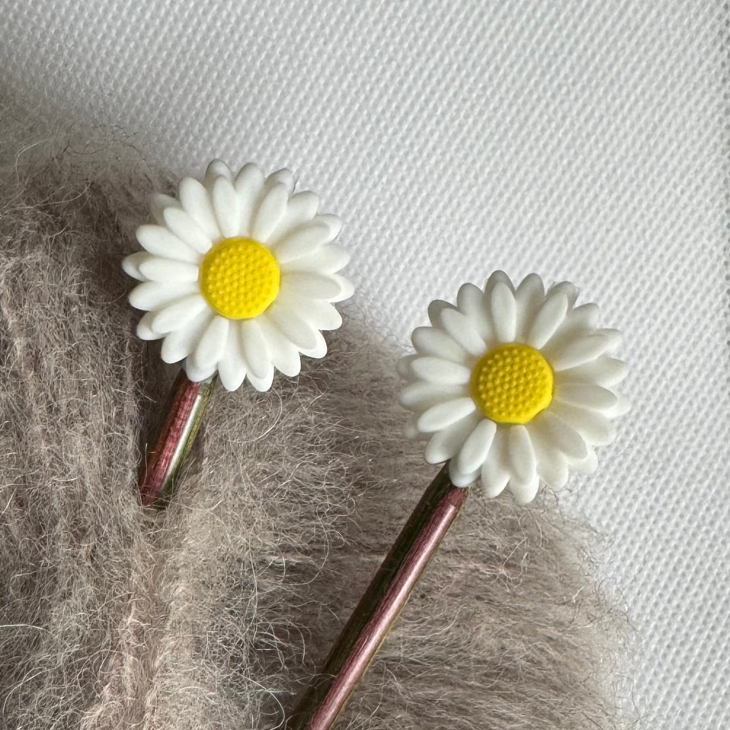 Maskestoppere Daisy hvit (2pk)