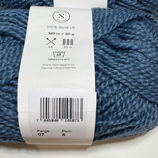 Rauma Vandre - Linblå 100 g