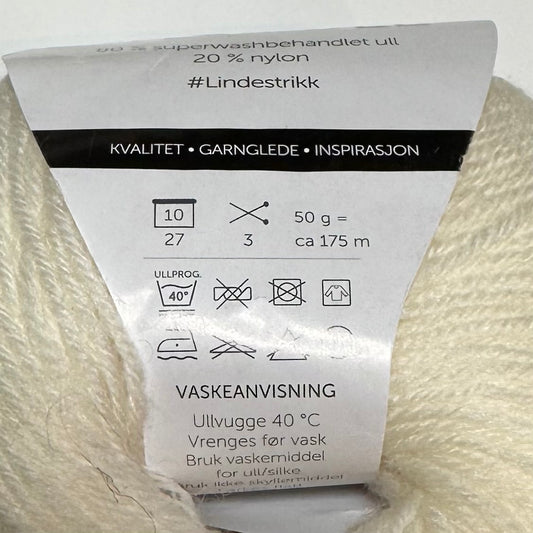 Tynn ull - Natur 93g