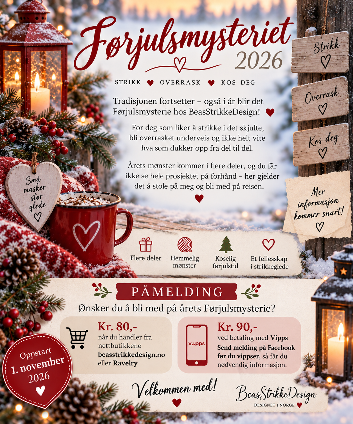 førjulsmysteriet 2026 dette er påmelingen du trenger