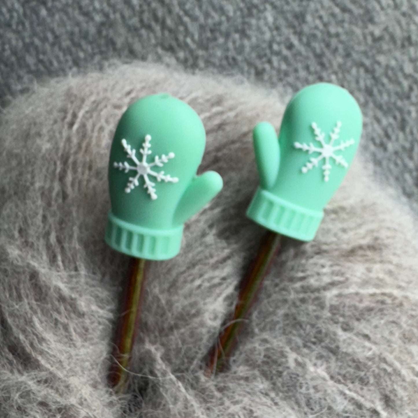 Maskestoppere Votter grønn (2pk)