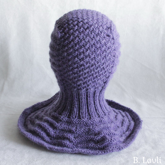 Barnelue med hals lilla