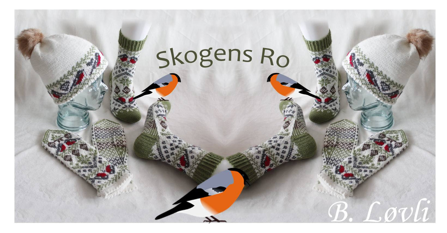 Skogens ro norsk strikkeoppskrift