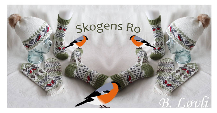 Skogens ro norsk strikkeoppskrift