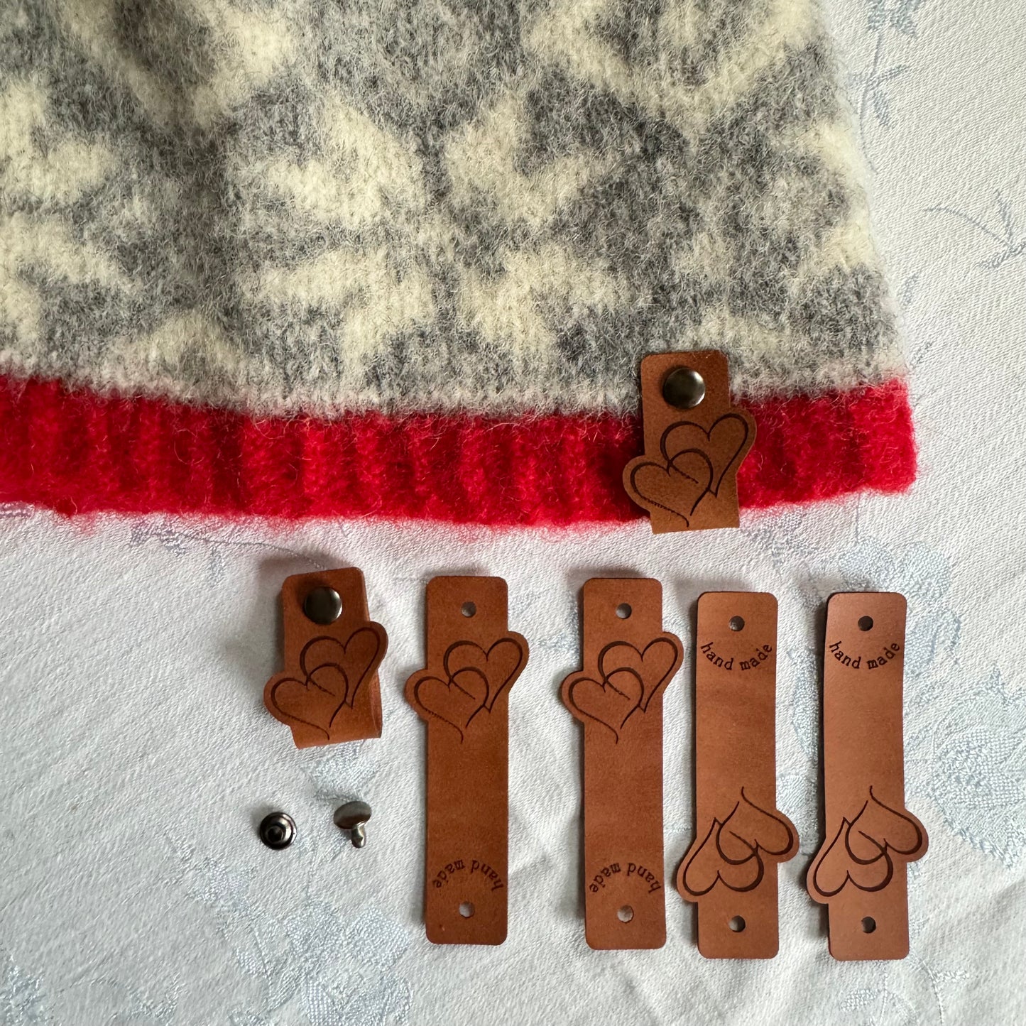 Skinnlapp - To hjerter