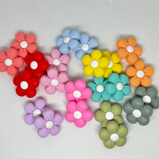 Maskestroppere - Søte blomster i delikate farger (2pk)