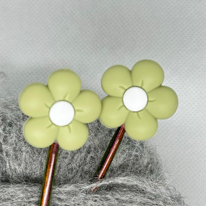 Maskestroppere - Søte blomster i delikate farger (2pk)