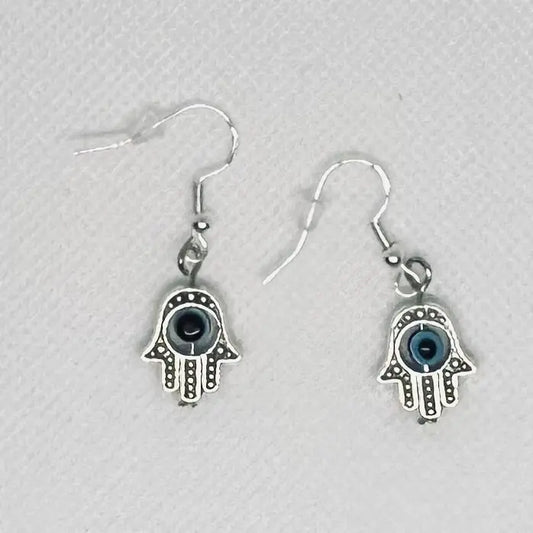 Evil eye ørekroker med hånd