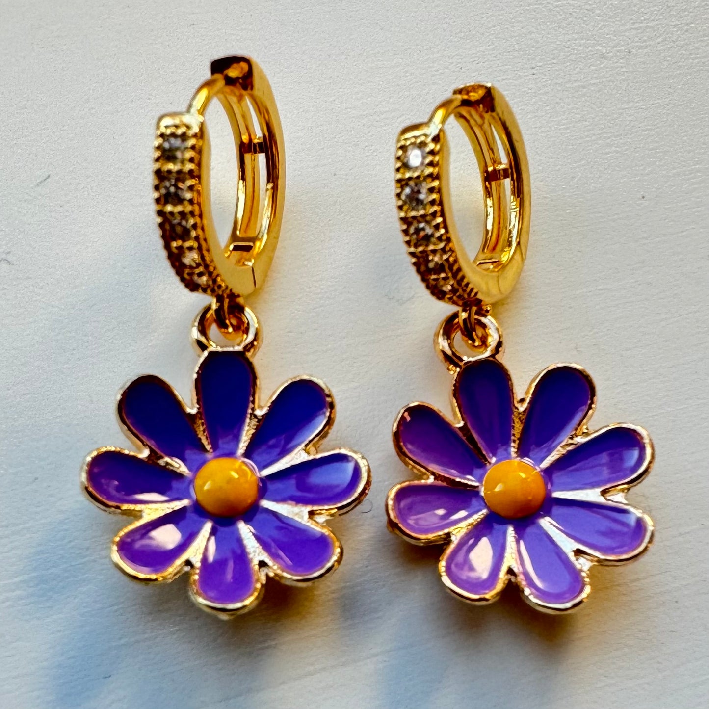 Blomster Huggies lilla