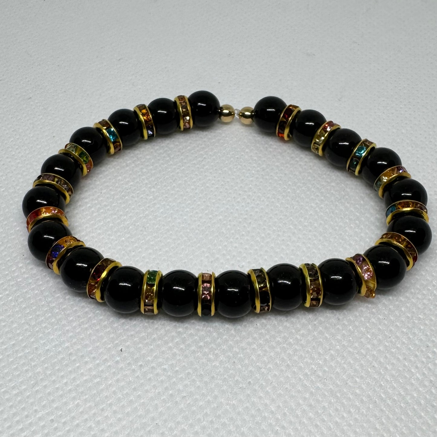 Unisex sort elastisk armbånd