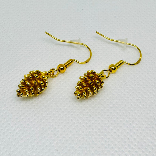 Kongle ørepynt - gull