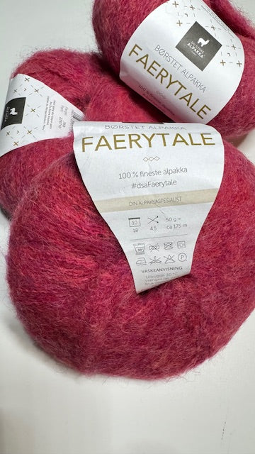 Das Faerytale - rød melert 150g