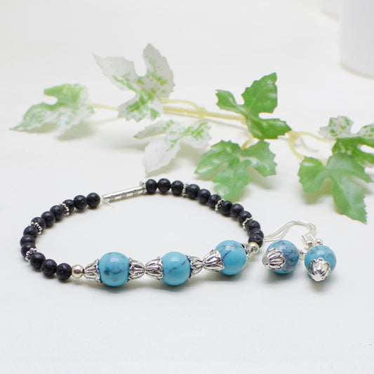 Armbånd og ørepynt - Turkis