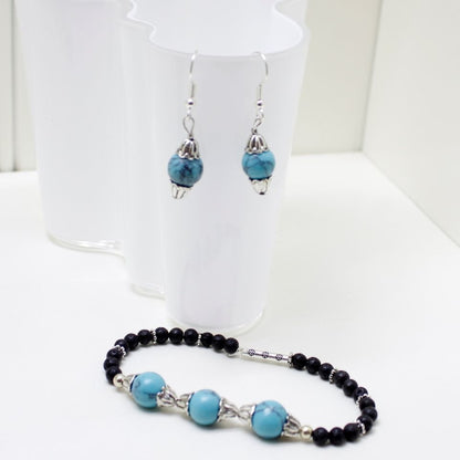 Armbånd og ørepynt - Turkis