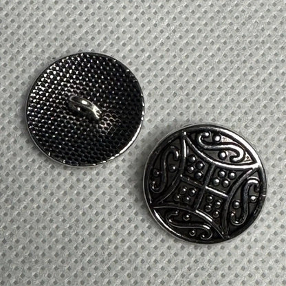 Metallkanpper detalj av knappene