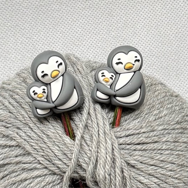 Maskestoppere Grå pingvin (2pk)