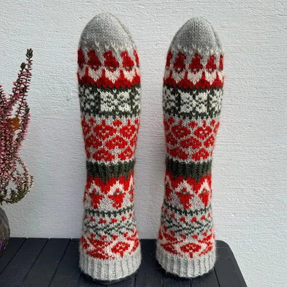 Elleville Julesokker vist ovenfra og ned