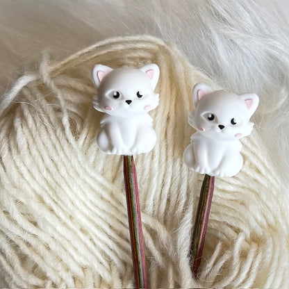 Maskestoppere Hvit katt(2pk)