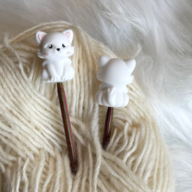 Maskestoppere Hvit katt(2pk)