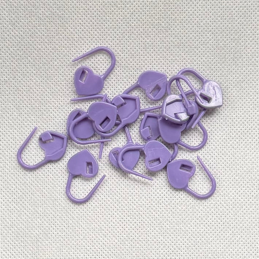 Maskemarkør - Lilla hjerte 20pk