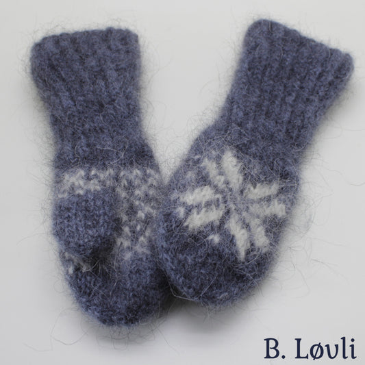 norsk strikkeoppskrift barnevotter