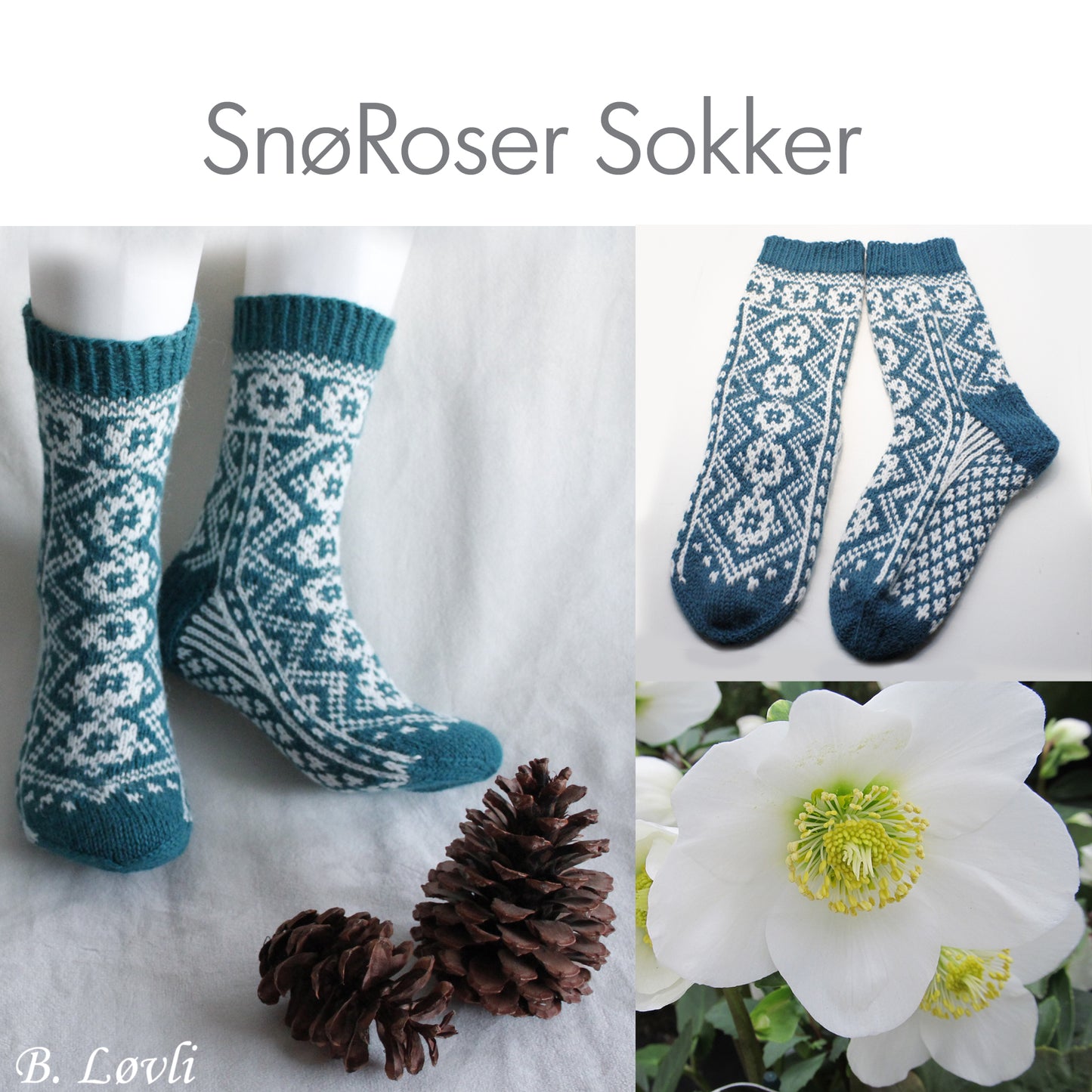 SnøRoser Sokker