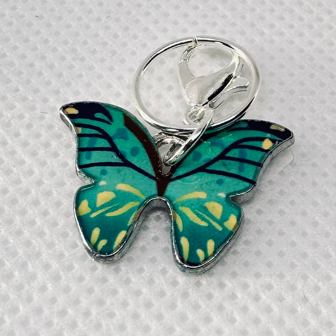 Maskemarkør - Sommerfugl turkis