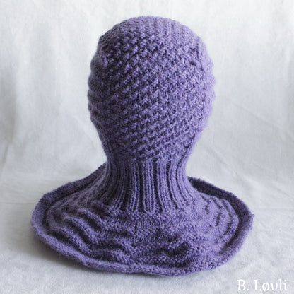 Barnelue med hals lilla